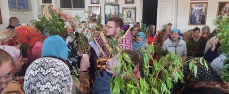 Божественная литургия в праздник Входа Господня в Иерусалим, Вербное воскресение